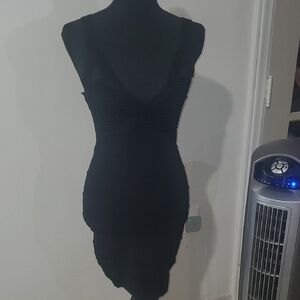 bebe Elegant Black Mini Dress